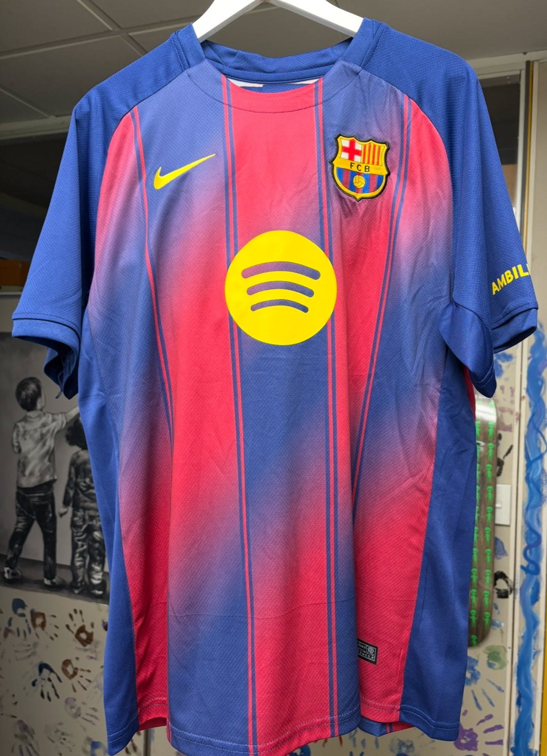 Nike Barcelona Home Jersey 25/26 Lamine Yamal Men's XL
