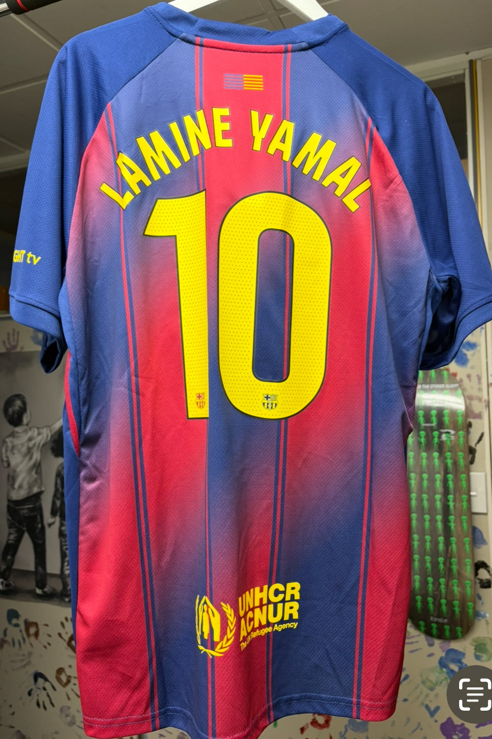 Nike Barcelona Home Jersey 25/26 Lamine Yamal Men's XL