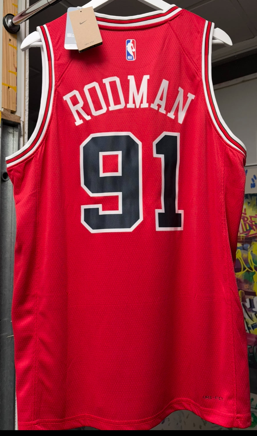 Nike BULLS Rodman Swingman Custom Men's XL (52)