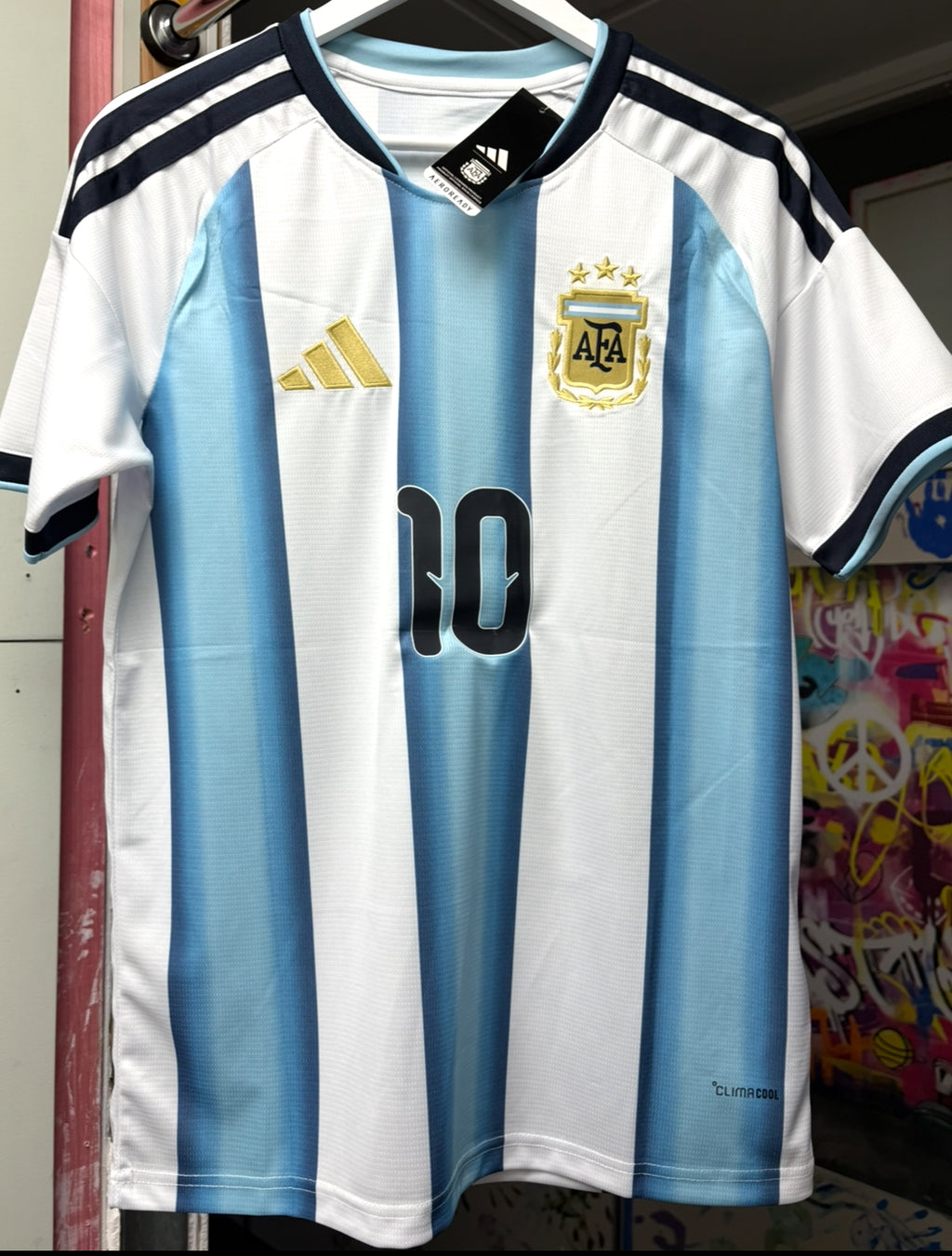 Adidas Argentina World Cup 2026 Stadium Jersey Men's