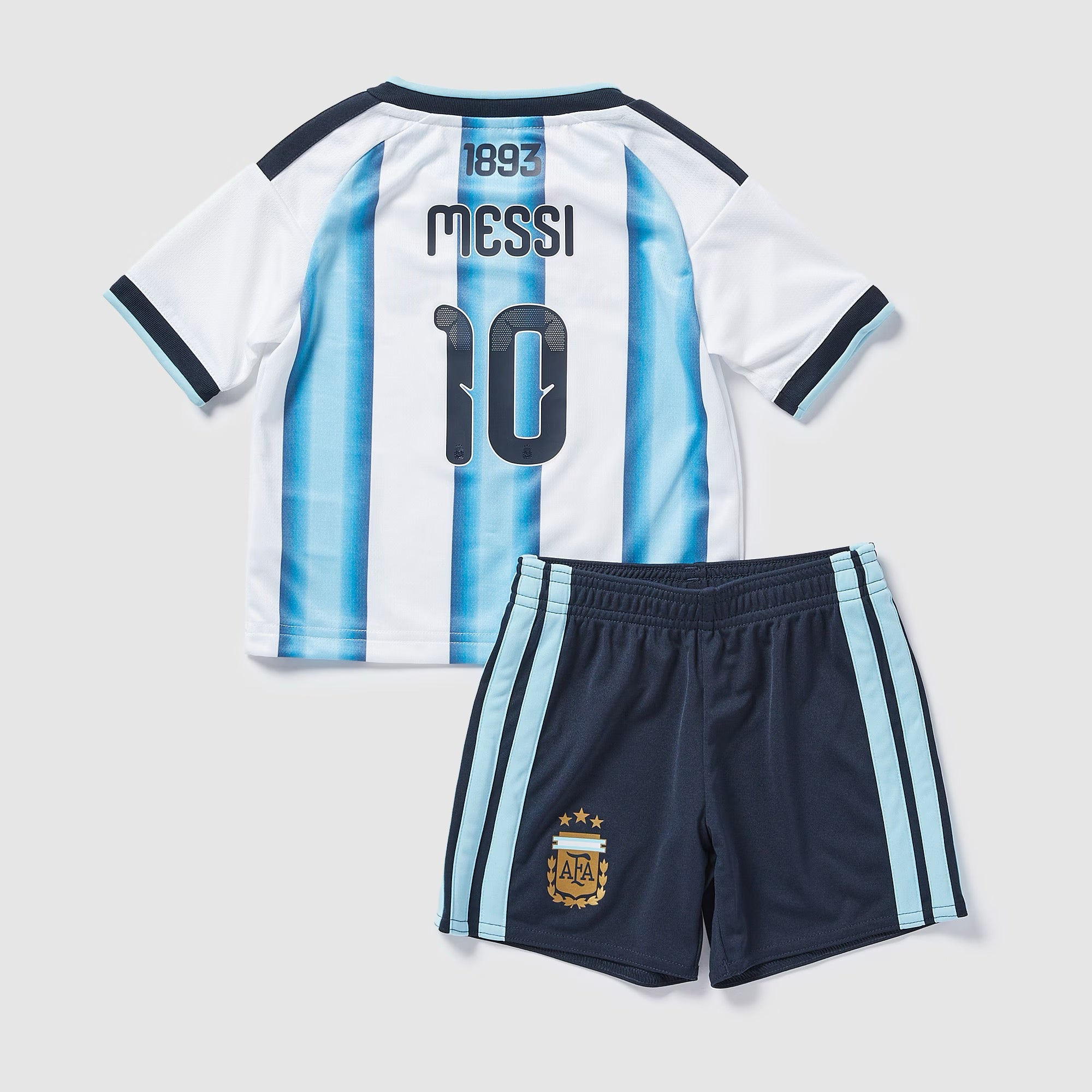 Adidas Argentina World Cup 2026 Jersey and Shorts Kids Messi 10