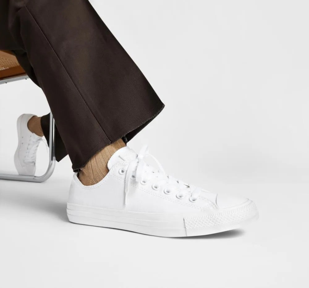 Converse All Star Low Cut White Mono Men's 13