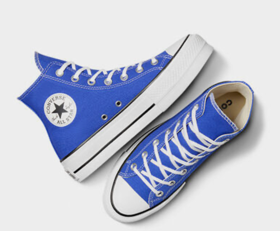 Converse CT All Star Hi Cut Platform Blue Flame/White/Black