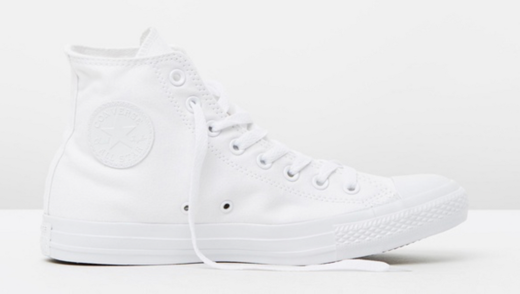 Converse All Star Hi Cut White Mono