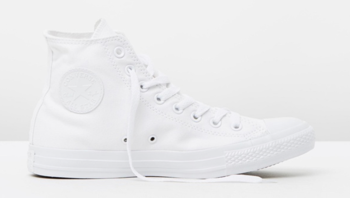 Converse All Star Hi Cut White Mono