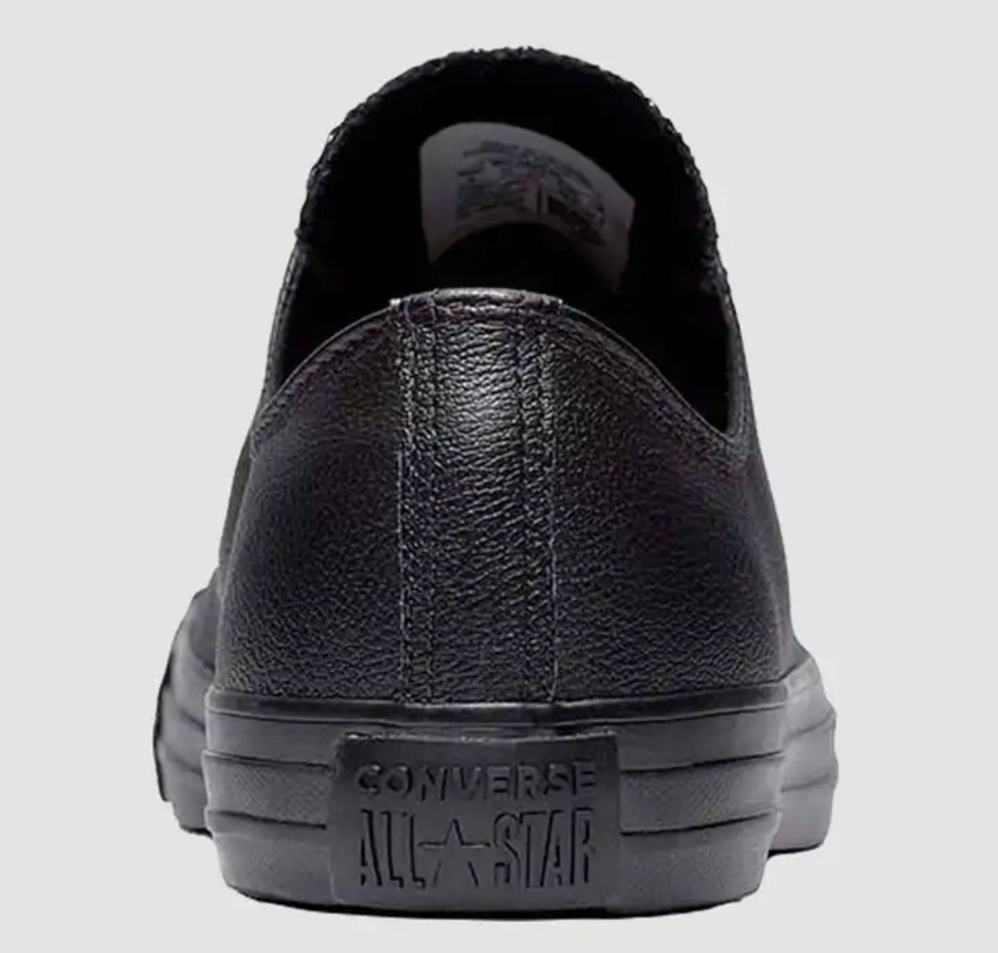 Converse All Star Low Cut Black Mono Leather